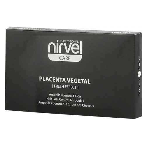 Ампулы с плацентой против выпадения волос и жирности кожи головы / PLACENTA VEGETAL FRESH EFFECT 10*10 мл