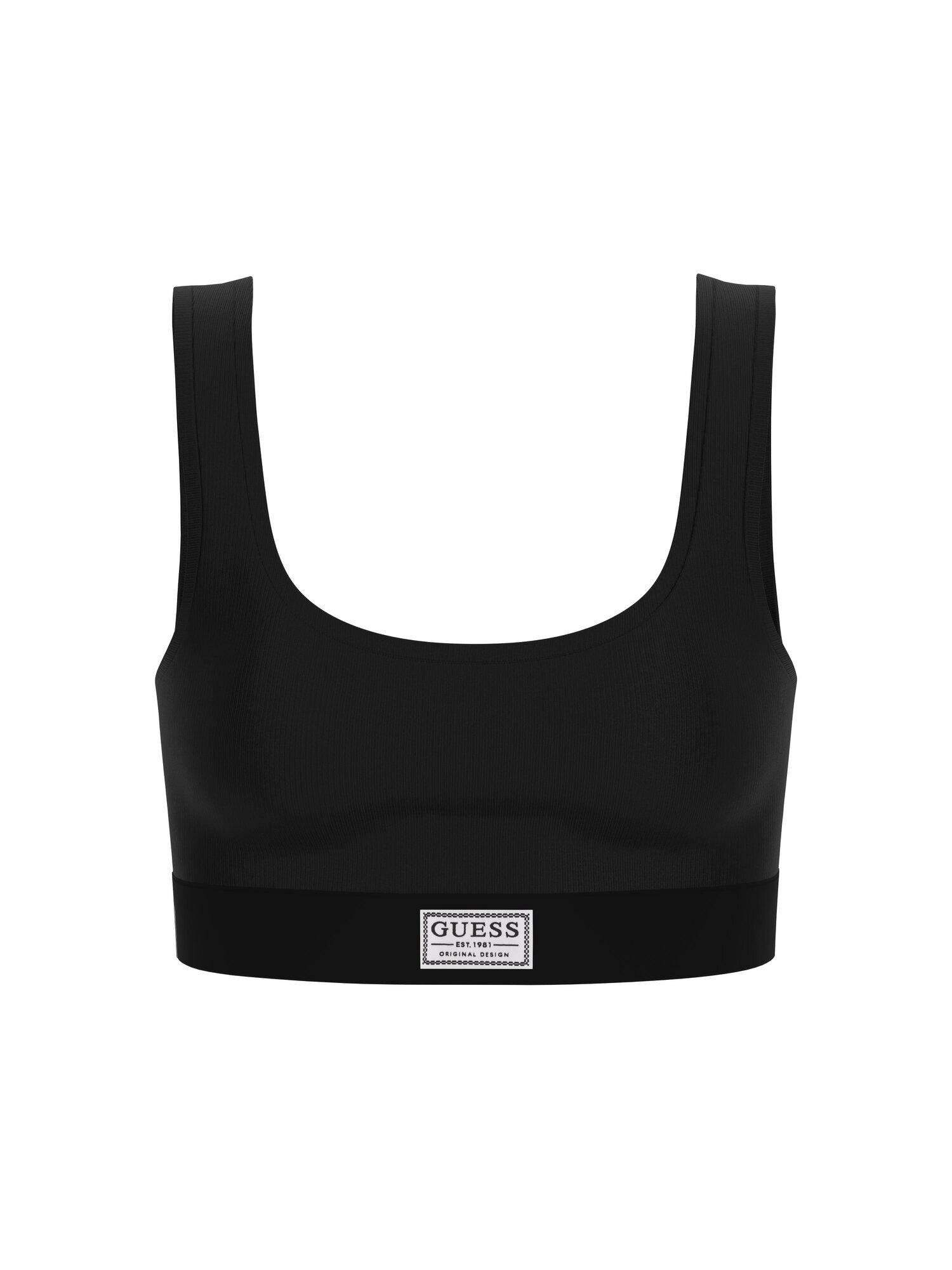 Майка бельевая GUESS TESSA BRALETTE, размер L, черный — фото 1