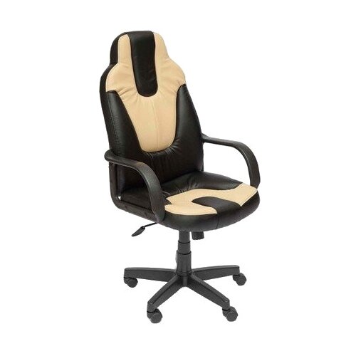 фото Компьютерное кресло tetchair нео 1, обивка: искусственная кожа, цвет: черный/бежевый