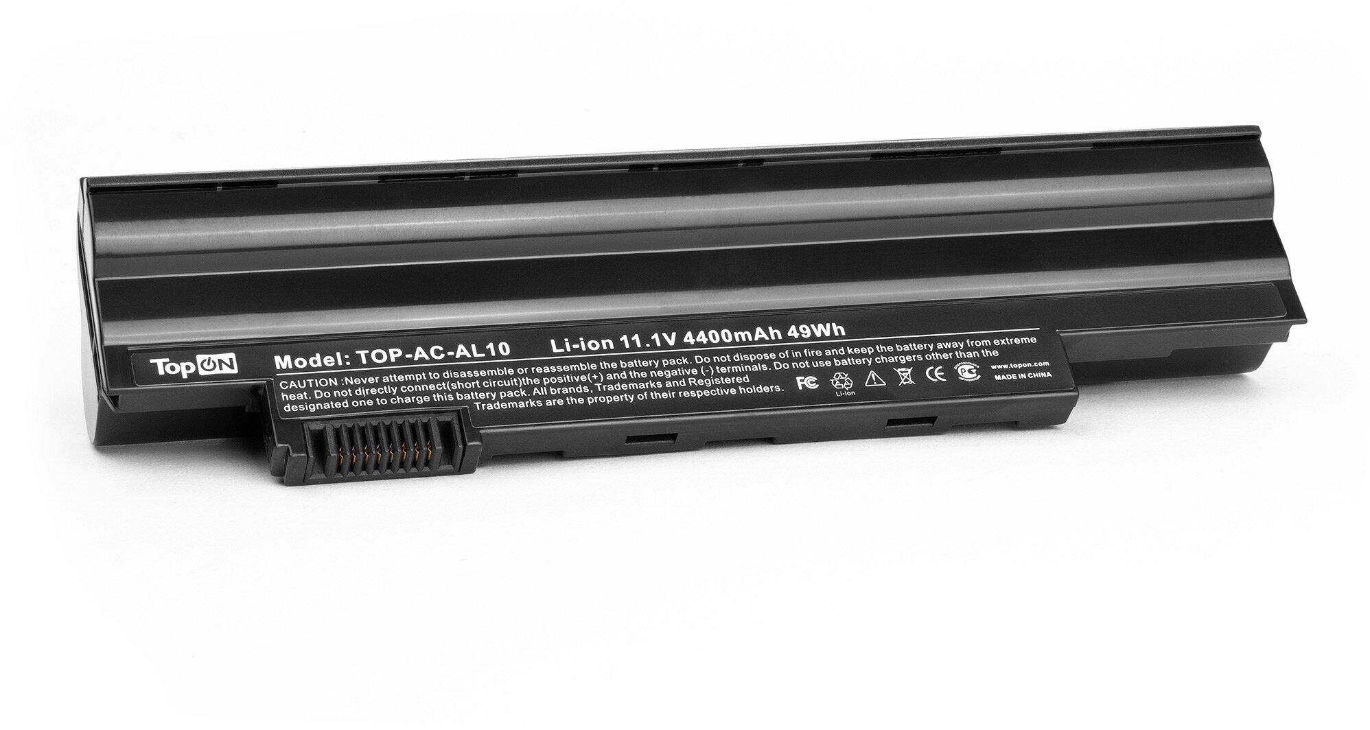 Аккумулятор для ноутбука Acer Aspire One D255, D260, 522, LT25 Series. 11.1V 4400mAh 49Wh. PN: AL10A31, NAV70.