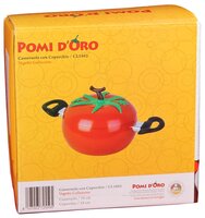 Кастрюля Pomi d'Oro Vegetto 2,2 л, томат