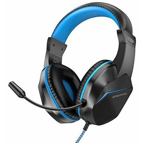 Наушники игровые BOROFONE BO104 черно-голубые 153500₽