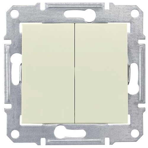 фото Переключатель (с 2-х мест) Schneider Electric SEDNA SDN0600147,10А, бежевый