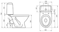 Биде Villeroy & Boch Sentique 542300R2