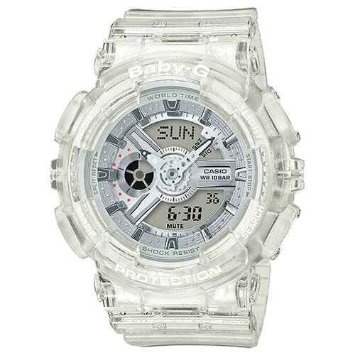 Наручные часы CASIO Baby-G BA-110CR-7A, серый, серебряный 0 30 minute 30m h3y 2 time relay ac220v ac110v dc24v dc12v 8 pins spsd power on timer time delay