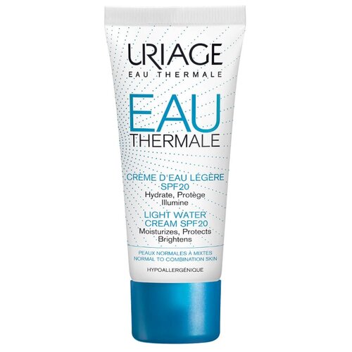 фото Uriage eau thermale легкий увлажняющий крем spf 20 40 мл