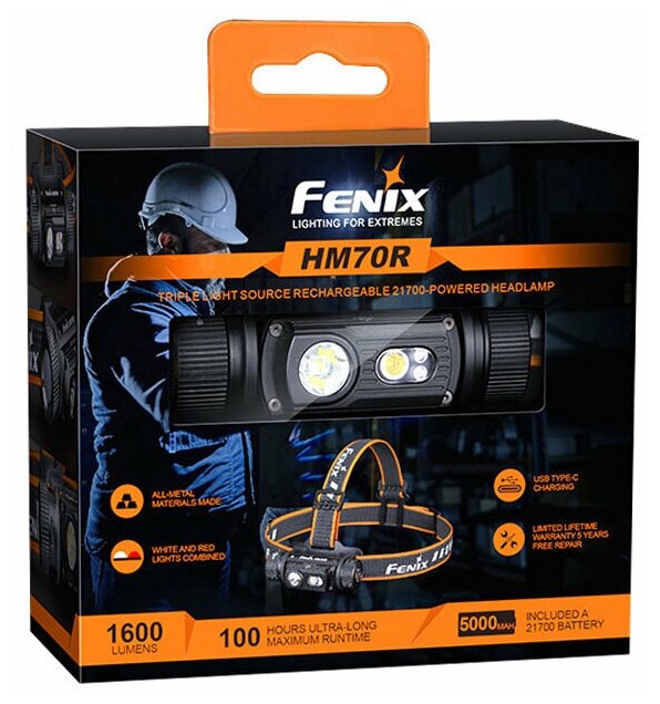 Налобный фонарь Fenix HM70R - фото №11