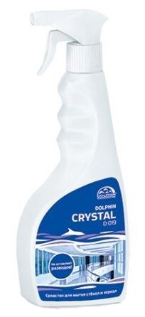 Спрей Dolphin Crystal D 019 для мытья стеклянных и зеркальных поверхностей (триггер)