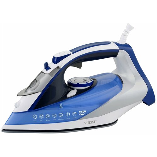 Паровая станция VITESSE VS-600910 голубой 328500₽