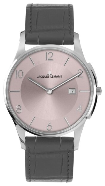 Наручные часы JACQUES LEMANS Classic, розовый, серебряный