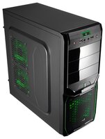 Компьютерный корпус AeroCool V3X Evil Green Edition Black