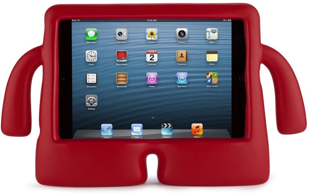 Детский чехол "Happy Hands", для iPad mini 6 (2021), красный