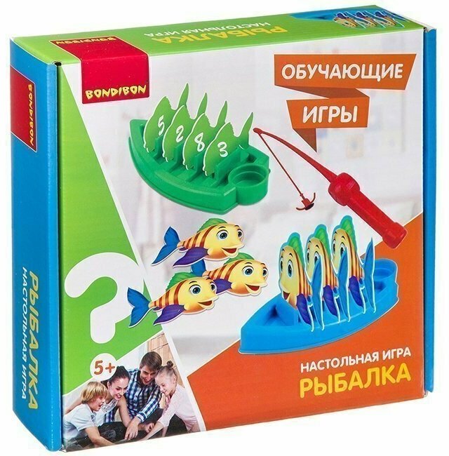 Игра настольная для детей "Рыбалка"
