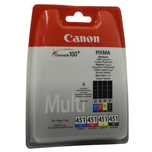 фото Набор картриджей Canon CLI-451 Multipack C/M/Y/BK (6524B004)