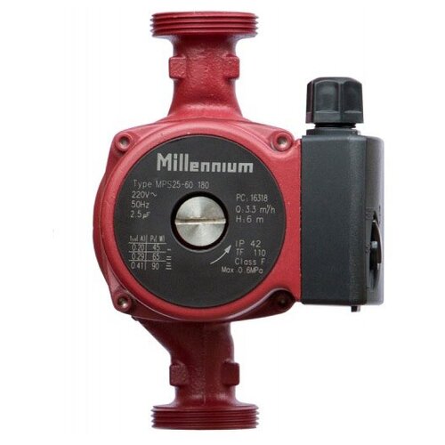 Циркуляционный насос Millennium MPS 32-80 (180 мм) (245 Вт) черный циркуляционный насос millennium mps 32 60 180 мм 60 вт
