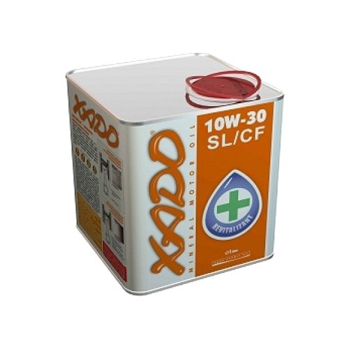 фото Минеральное моторное масло xado atomic oil 10w-30 sl/cf, 4 л