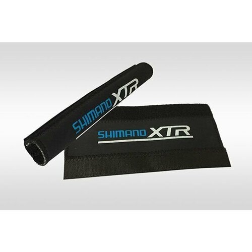 фото Защита пера от цепи, неопрен, 22х12 мм, shimano logo (чёрный)