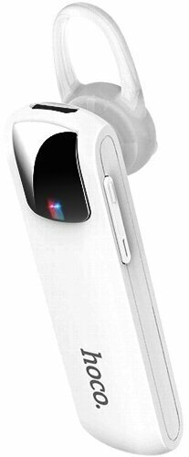 Bluetooth беспроводная моно гарнитура Hoco E37 Gratified White микрофон с наушником, hands free - белый