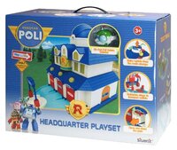 Трек Silverlit Robocar Poli Штаб-квартира (с металлической фигуркой Хелли)