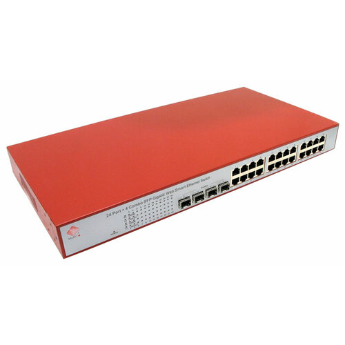 Коммутатор MultiCo EW-70244 Gigabit E-net Switch 24-port 24utp 101001000Mbps4-port comboSfp 1820700₽