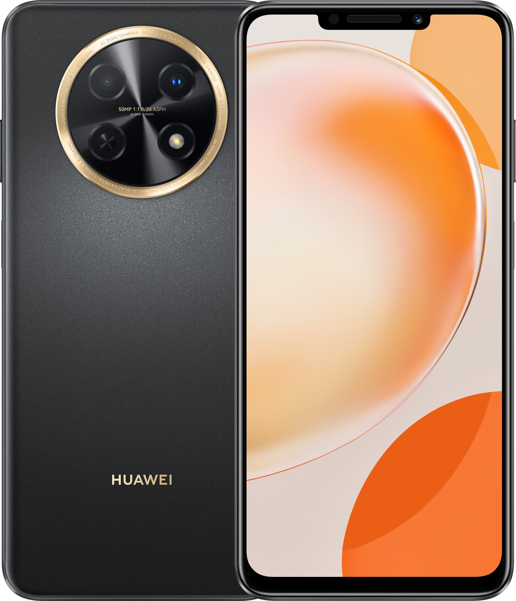 Смартфон HUAWEI Nova Y91 8/128 ГБ Global для РФ, Dual nano SIM, Cияющий черный