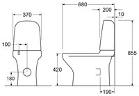 Унитаз Gustavsberg Estetic GB1183002S0231G