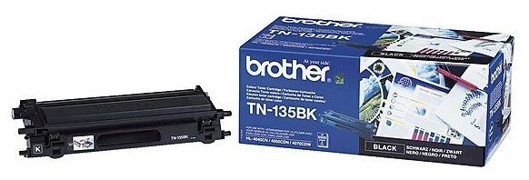 Brother TN-135BK Тонер-картридж повышенной емкости для HL-4040CN/4050CDN/DCP-9040CN/MFC-9440CN/9450CDN чёрный (5000 стр.)