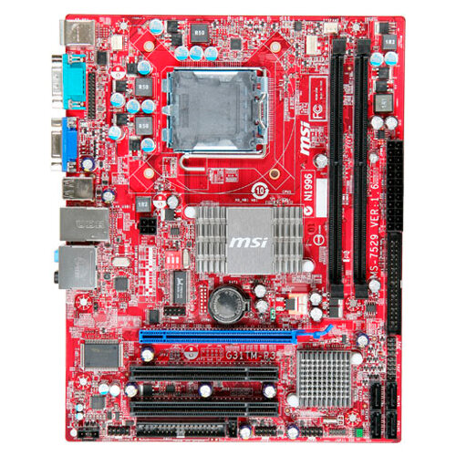 Мат плата под Intel LGA 775MSI G31TM-P35 MS-7529 ver 16PCI-ELAN4SATA1IDE2DDR2mATX 143800₽