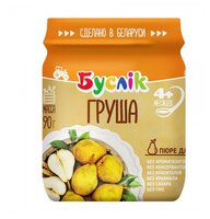 Пюре Буслик груша (с 4 месяцев) 90 г, 1 шт