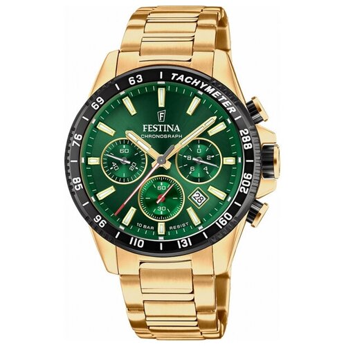 фото Наручные часы festina наручные часы festina timeless chrono 20560, зеленый