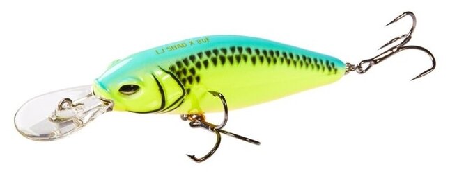 Воблер плавающий LJ ORIGINAL SHAD-X F 08.00/012