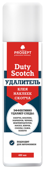 PROSEPT Средство для удаления скотча и наклеек Duty Scotch