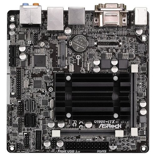 ASRock Мпл ASRock Q1900-ITX Intel Quad-Core Celeron J19002xSO-DDR3PCI-Ex1SB71GLAND-SubDVIHDMImini-ITX RET 731300₽