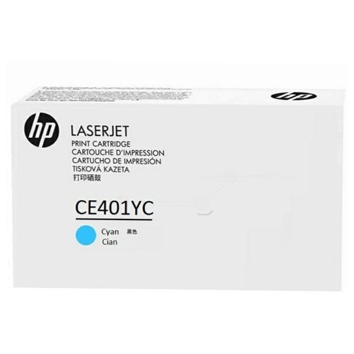 Картридж HP CE401YC, 6000 стр, голубой