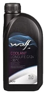 Антифриз coolant -36c longlife g12++ 4l, wolf, 1048157