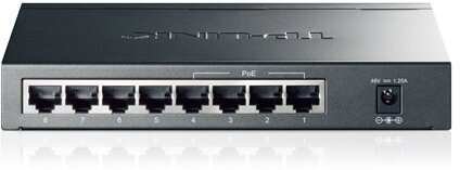 Коммутатор TP-Link TL-SG1008P 8G 4PoE 55W неуправляемый