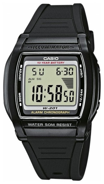 Наручные часы CASIO W-201-1A