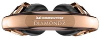 Наушники Monster DiamondZ chrome white