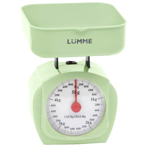 фото Кухонные весы Lumme LU-1302 зеленый нефрит