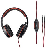 Компьютерная гарнитура Trust GXT 315 Extreme Sound Headset черный/красный