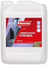 Грунтовка Parade Classic G30 универсальная (4 л) 4 л. 0.08 л/м²