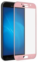 Защитное стекло DF sColor-17 для Samsung Galaxy A7 (2017) золотой