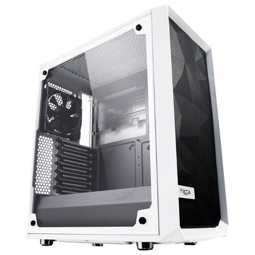 фото Компьютерный корпус fractal design meshify c tg white