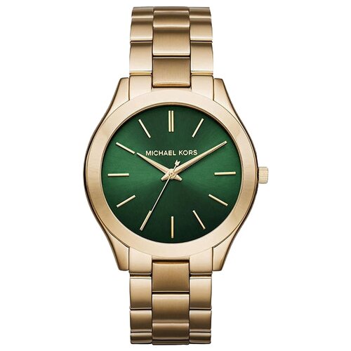 фото Наручные часы michael kors mk3435, золотой, зеленый