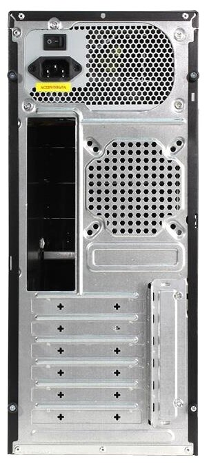 Корпус ATX Exegate EX269431RUS miditower, UN400, 120mm 2*USB, Audio, black - фото №2