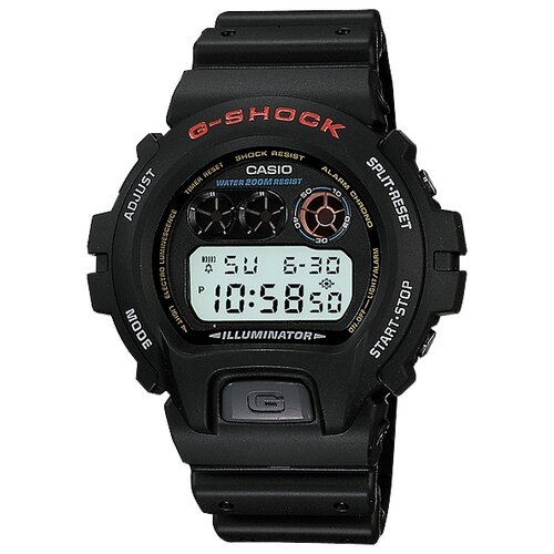 Наручные часы CASIO G-Shock DW-6900-1, черный, серый