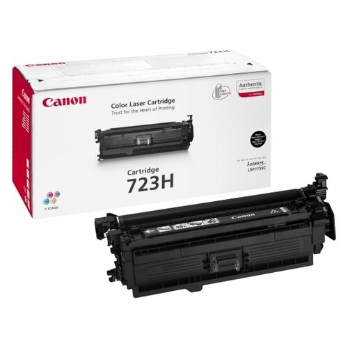 Картридж Canon 723HBK (2645B002), 10000 стр, черный картридж canon 041bk 0452c002 10000 стр черный