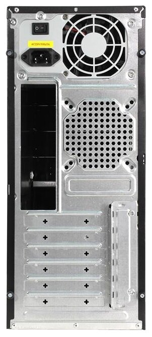 Корпус системного блока EXEGATE EX261447RUS CP-601 Black, ATX, <без БП>, 2*USB, Audio - фотография № 2