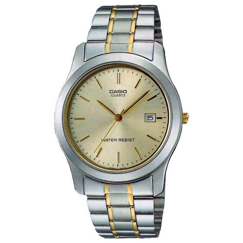 Наручные часы CASIO Collection MTP-1141G-9A, золотой, серебряный casio mtp 1141g 9a