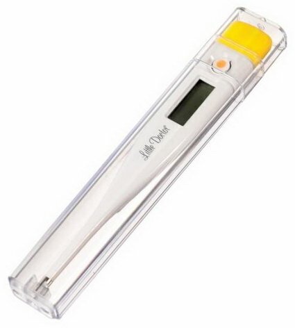 Термометр электронный LD-300, память, звуковой сигнал, футляр